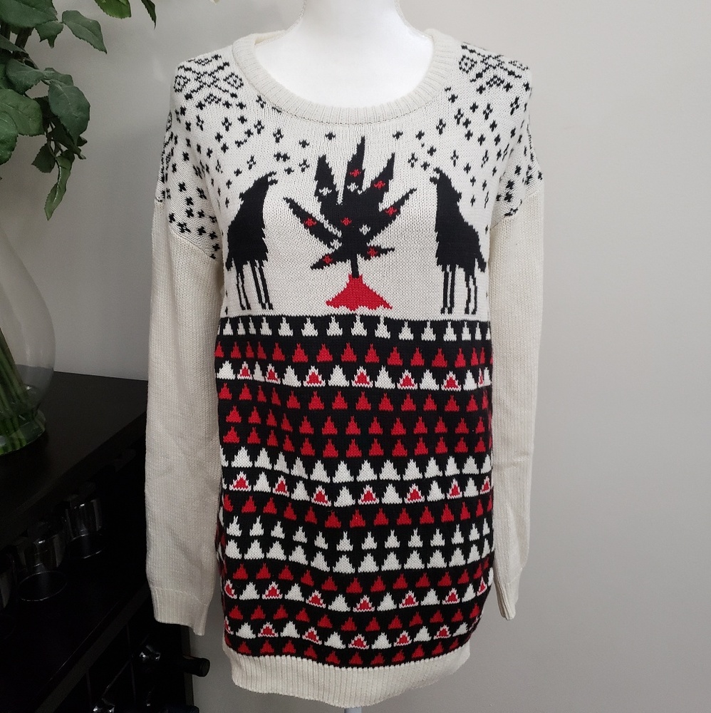 Vintage BDG Urban Outfitters Wolves Aztec Sweater